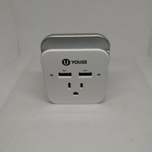 Dual usb & wall outlet charger 3.1 amp